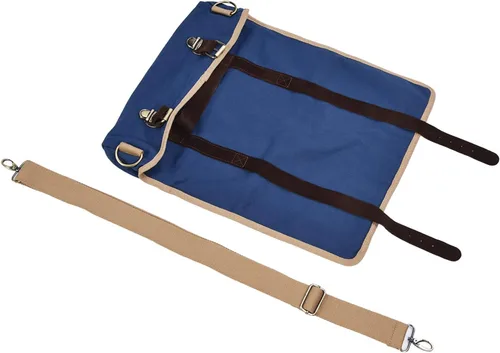 Miniatura 8 de Alvinlite Bolsa de camarero de viaje con correa para el hombro, juego de utensilios de bar portátil, bolsa enrollable para almacenamiento, viajes