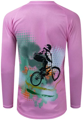 Miniatura 3 de Camiseta de manga larga MTB para mujer, camiseta de motocross de montaña, motocross, ciclismo, BMX, motocicleta, pesca, carreras