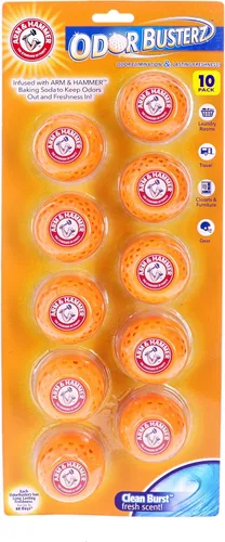 Miniatura 7 de Arm & Hammer Odor Busterz - Bolas desodorizantes de lavanda, ambientador y eliminador de olores, frescura de larga duración para el hogar, baño