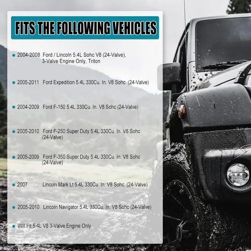 Miniatura 6 de Triton Kit de cadena de distribución de aceite + bomba de agua Phasers VVT compatible con 5.4L 2004-2009 Ford F 150 5.4L 2005-2010 Lincoln Navigator