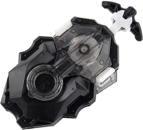Battling Tops B-184 Lanzador bidireccional, sistema de capa DB Lanzador de cable (negro)