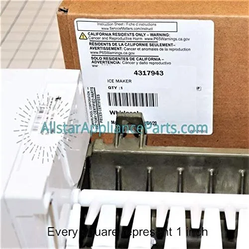 Miniatura 7 de 4317943 Conjunto de máquina de hielo para refrigerador
