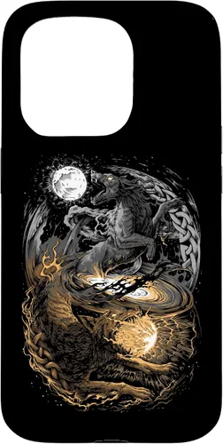 Miniatura 13 de Funda para iPhone 11 Viking Wolf Norse Mythology Pagan Ragnarok Wolves