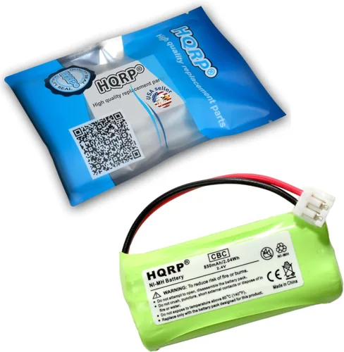 Miniatura 2 de HQRP Batería de teléfono inalámbrica compatible con VTECH BT183348 BT283348 89-1326-00-00 89-1300-00-00 8913260000 89-1300-01-00 89-1330-01-00