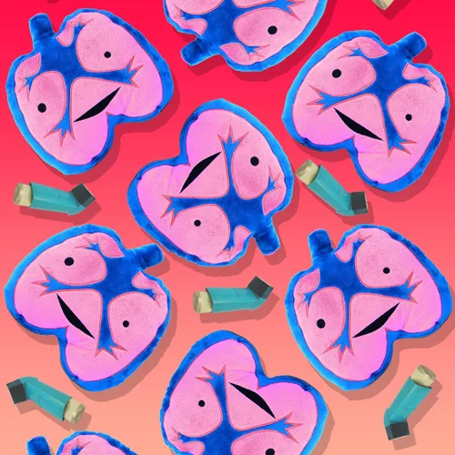 Miniatura 4 de I Heart Guts Peluche de pulmones – Juguete educativo lindo de órgano de 10.5 pulgadas para asma, EPOC y cirugía torácica – Divertido regalo