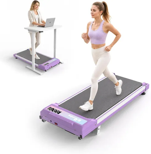 Miniatura 11 de Walking Pad Treadmill for Home and Office — Under Desk Treadmill with Remote Control, LED Display, 2.5HP Quiet Motor, Manual Incline, 300 lbs