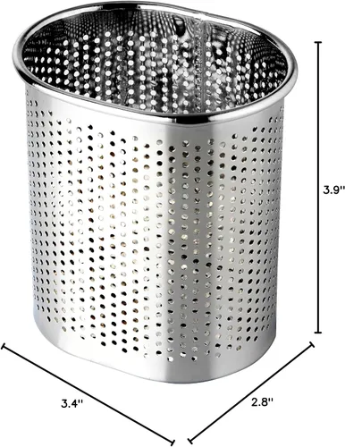 Miniatura 7 de Soporte para utensilios de acero inoxidable (pequeño ovalado) para palillos para lavavajillas