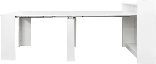 Miniatura 8 de Mesa de comedor extensible moderna con almacenamiento