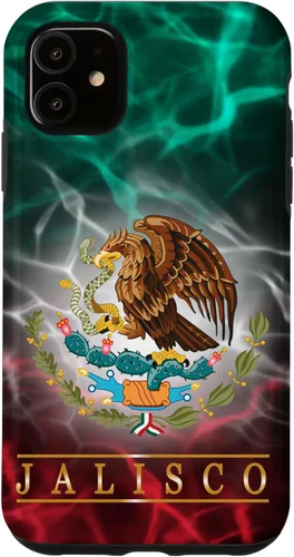 Miniatura 8 de Funda para iPhone 11 Pro Max Jalisco con la bandera de México, funda orgullosa de las raíces mexicanas