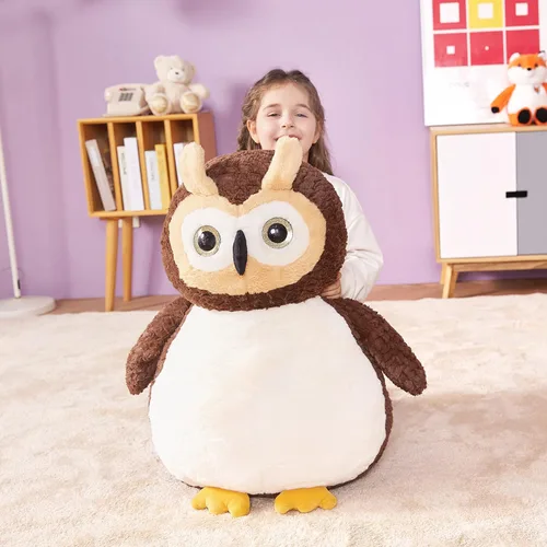 Miniatura 7 de IKASA Juguete de peluche de búho gigante, juguete de peluche grande de 23 pulgadas para niños, niñas, niños, novia y niños