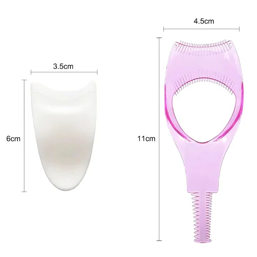 Miniatura 5 de Lashes Buddy - Herramienta de cepillo aplicador de pestañas postizas para usar pestañas, herramienta de maquillaje 3 en 1, aplicador de protección