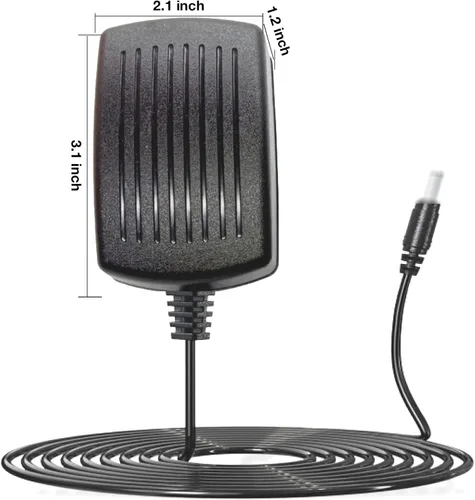 Miniatura 2 de Adaptador AC/DC de 6.5 pies para Toshiba SD-P1850 S/N Reproductor de DVD portátil Cargador de fuente de alimentación