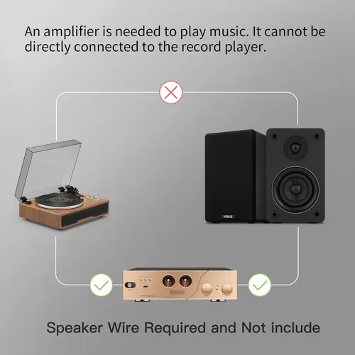 Miniatura 2 de Altavoces pasivos de estantería de 40 W x 2 para sonido envolvente de cine en casa, estéreo y monitor pasivo de campo cercano, de 2 vías, requiere