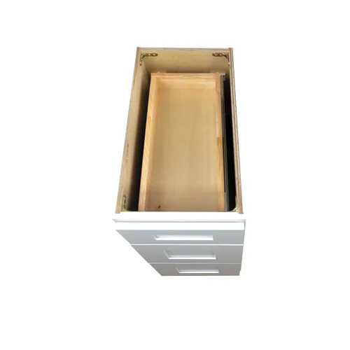 Miniatura 8 de Hollywood Fabiani Design Gabinete de cocina con base de cajón de 15 pulgadas de ancho x 24 pulgadas de profundidad x 34.5 pulgadas de alto