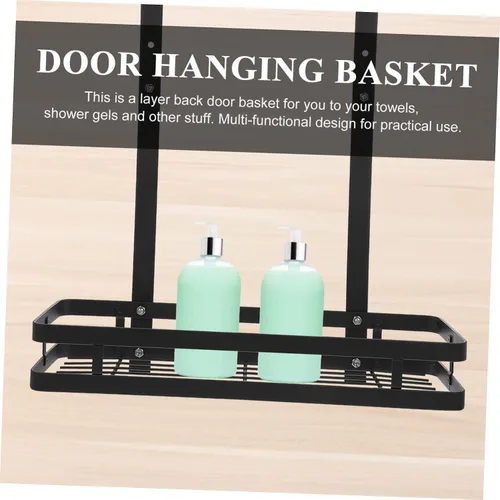 Miniatura 2 de DOITOOL Organizador de almacenamiento colgante sobre la puerta, estante de ducha de baño, estante de pared adhesivo de acero inoxidable
