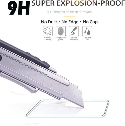 Miniatura 3 de Paquete de 2 protectores de pantalla de vidrio templado para Huawei (Y9S) y (Y9 Prime 2019), antiarañazos, sin burbujas