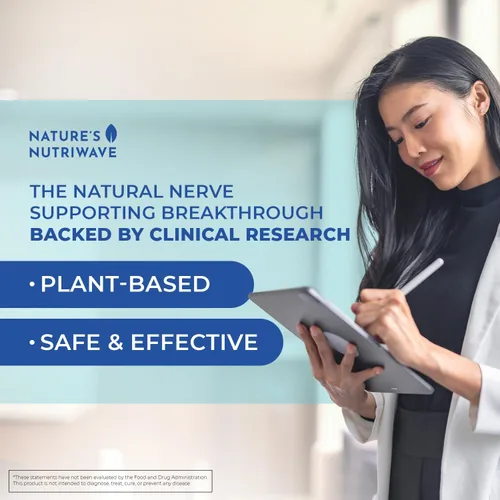 Miniatura 5 de Suplemento de apoyo nervioso Nervovive, suplementos de fórmula avanzada para la salud nerviosa, suplemento totalmente potente natural, máxima fuerza