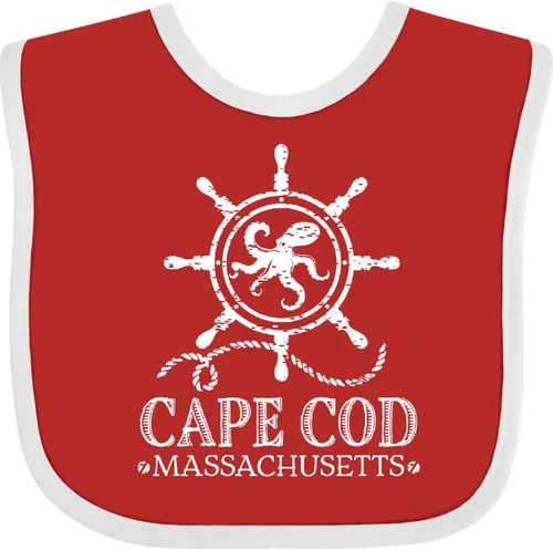 Miniatura 8 de inktastic Cape Cod Massachusetts - Babero náutico para bebé