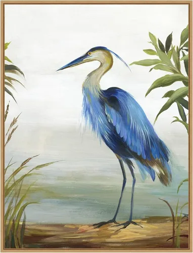 Miniatura 14 de Amanti Art Lienzo enmarcado para pared, 24 x 18 pulgadas, garza azul de Aimee Wilson, lienzo enmarcado para pared, obras de arte de animales