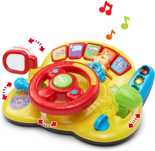 Miniatura 2 de VTech Gira y Aprende Conductor (embalaje sin frustraciones), color amarillo