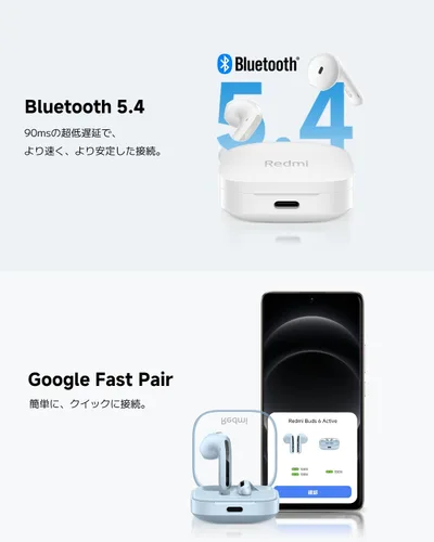 Miniatura 7 de Auriculares Xiaomi Redmi Buds 6 Active Inalámbricos (Versión Global), Auriculares Bluetooth 5.4 Intraaurales, Batería de Larga Duración de 30H, Rosa