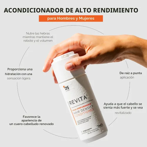 Miniatura 3 de DS Labs - Kit de champú y acondicionador Revita para hombres y mujeres, sistema de cuidado del cuero cabelludo de dos pasos para cabello