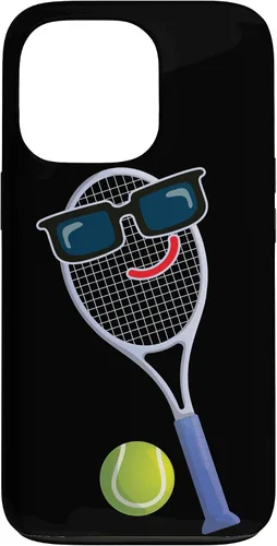 Funda de regalo para iPhone 13 Pro con raqueta de tenis para cancha de pelota