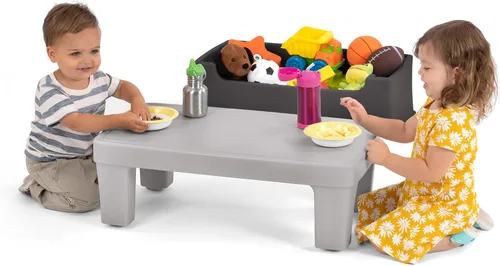 Miniatura 4 de Simplay3 Play Around - Caja de juguetes para niños, caja de juguetes multiusos y mesa de juego para niños, suministros de arte, manualidades