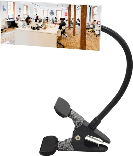 Miniatura 10 de Ampper Espejo de seguridad acrílico con clip, espejo de cubículo convexo flexible para seguridad personal y escritorio, monitores de visión trasera