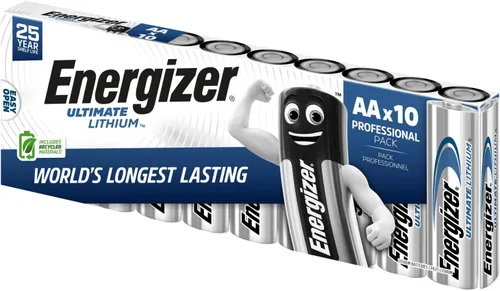 Miniatura 9 de Energizer Ultimate Lithium AA Baterías (Paquete de 2), Baterías de Litio Doble A de 1.5V