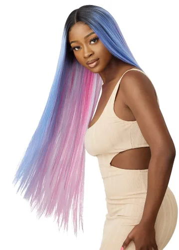 Miniatura 6 de Outre Peluca de encaje frontal - Colorbomb - KIMISHA (3DR4/UL FROSTED PASTEL)
