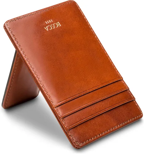 Miniatura 6 de Bosca Cartera con bolsillo frontal para hombre en piel vieja - RFID