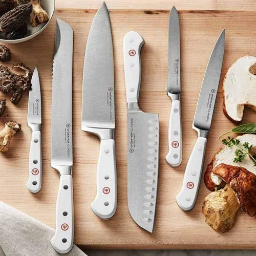 Miniatura 6 de Wüsthof Cuchillo Santoku clásico, blanco, 7