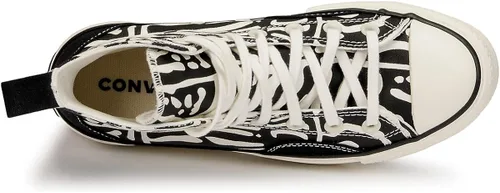 Miniatura 6 de Converse Chuck Taylor All Star - Tenis de plataforma alta unisex con plataforma alta color negrogarceta