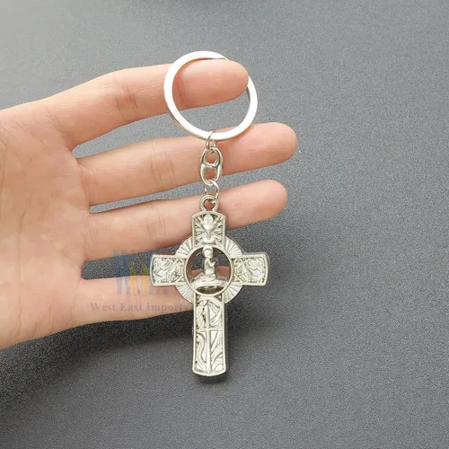 Miniatura 3 de Llavero de primera comunión para niño (12 piezas) Recuerdos de Primera Comunión Niño/Llavero Regalo para invitados, Azul