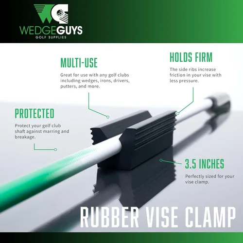 Miniatura 2 de Wedge Guys Abrazadera de hule con juego y gancho retráctil para sujetar palos de golf, cuñas, hierros, drivers y putters Incluye marcador de golf