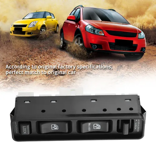 Miniatura 3 de KIMISS Interruptor de control del regulador del elevalunas eléctrico principal, para Suzuki Vitara ET TA SUV, Interruptor de control de la ventana