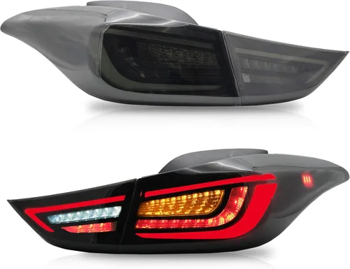 Miniatura 10 de VLAND Conjunto de faros delanteros para Hyundai Elantra 2012-2015 y Elantra Coupe 2013 2014 (no para híbrido) W/DRL, luz frontal LED con señal