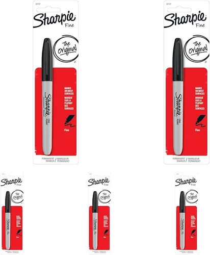 Miniatura 8 de Sharpie (30063) marcador permanente de trazo fino con tinta azul, Negro