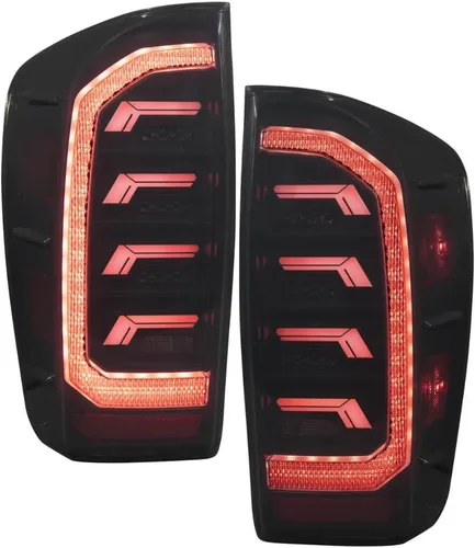Miniatura 9 de Form Lighting Luces traseras LED secuenciales compatibles con Toyota, Tacoma 2016-2023, rojo (par)