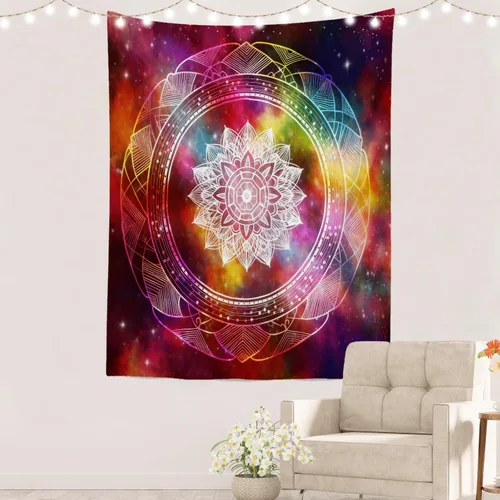 Miniatura 11 de Batmerry Cat In Armor Polyester Tapestry, Cat Armor Sword Warrior Battle Shield Lightweight Wall Hanging High-Definition Print Backdrop For Dorm