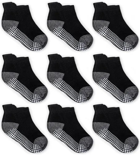 Miniatura 31 de Calcetines tobilleros antideslizantes Zaples para bebés con suelas antideslizantes para bebés, niños pequeños, niños y niñas