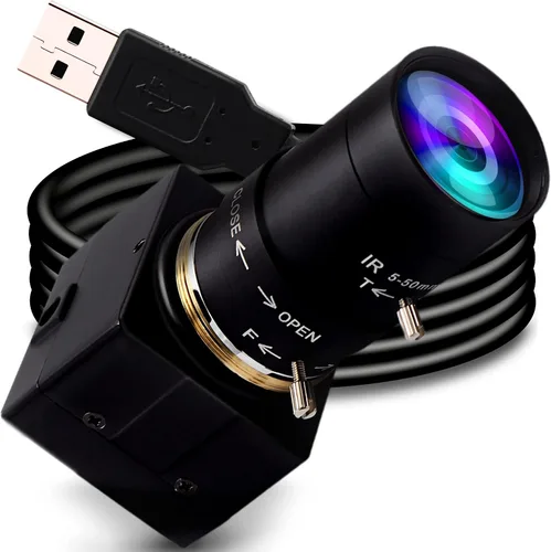 Miniatura 9 de Cámara USB 4K Zoom Manual Cámara web 0.197-1.969 in Foco Variable Cámara PC para computadora Mini UVC USB2.0 Cámara web IMX317 Varifocal USB