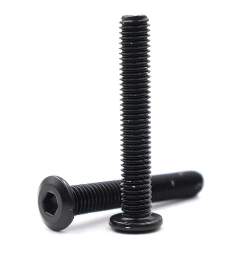Miniatura 9 de 20pcs M6 x 0.591 in Remache Negro Avellanado Socket Cap Allen Tornillos Remache Tornillos Muebles Conexión 304 Acero Inoxidable