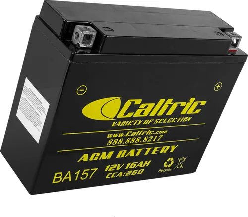 Miniatura 5 de Caltric Agm - Batería compatible con Yamaha Mountain Max 600 700 Mm600 Mm700 1997 1998 1999 2000