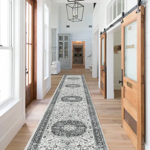 Miniatura 87 de Alfombra lavable para pasillo - 2x7 alfombras de cocina, alfombra para entrada, alfombra vintage, suave, alfombra antideslizante para piso, alfombra