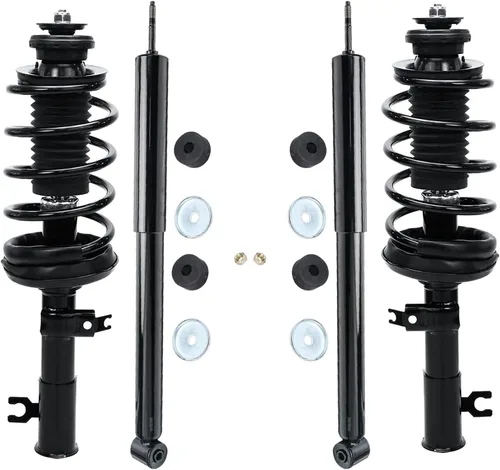 Miniatura 21 de Detroit Axle - Amortiguadores de puntales RWD para Infiniti G35 03-06, 2 amortiguadores traseros, 2 puntales delanteros y muelles helicoidales 2003
