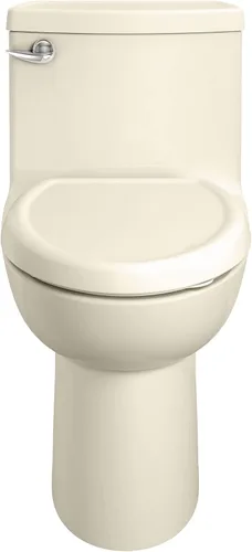 Miniatura 2 de American Standard 2403128.021 Compact Cadet 3, Inodoro de una pieza con asiento de cierre lento, delantero alargado, descarga a mano izquierda, Hueso