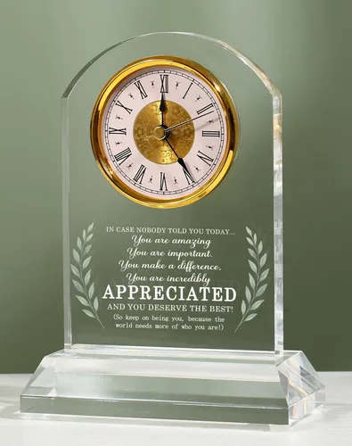 Miniatura 15 de Regalo de jubilación DEEWISH para mujeres y hombres, reloj de escritorio de cuarzo, placa de regalo, regalos para compañeros de trabajo, regalo