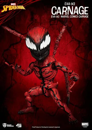 Miniatura 6 de Beast Kingdom Marvel Comics: Carnage EAA-143 Egg Attack Figura de acción, multicolor